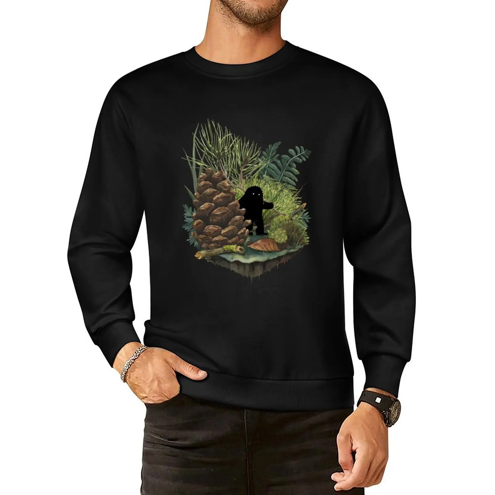 

Tiny Sasquatch Pullover Hoodie men's autumn clothes korean autumn clothes oversize sweatshirt