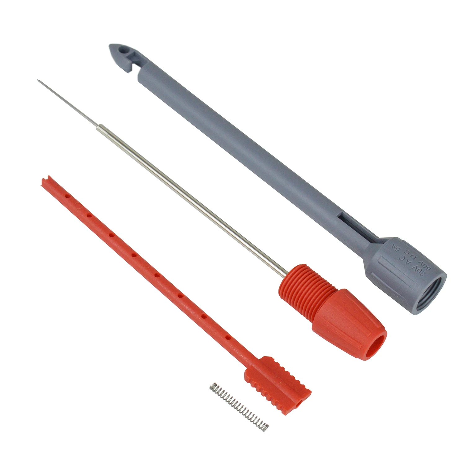 Imagem -05 - Ziboo Isolamento Piercing Clip Grupo Conexões Banana Plug Piercing Fio Sonda Voltímetro Multímetro Tp81 Tp81-l