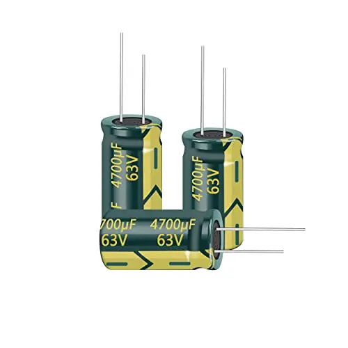 

5pcs 63V 4700UF Capacitor 22X40mm(0.87x1.57in) High Frequency Aluminum Electrolytic Capacitors (5pcs 63V 4700UF)