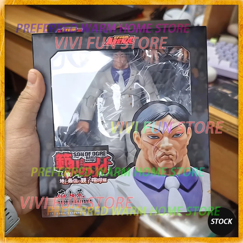 

In Stock Storm Toys Arena Kaoru Hanayama 6 inches Hanma Yujiro Hanma 1/12 PVC Anime Figures Model Toys BAKI boy ST Small size