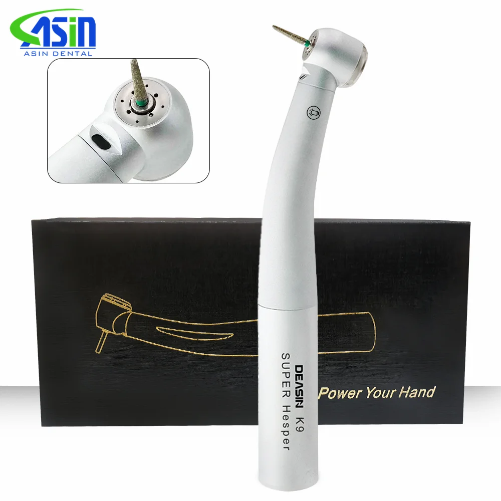 1 pcs Dental Led Fiber Optic high speed LED Turbine Handpiece For KV type M4 /B2 4/2 holes coupling Dental Material Tools