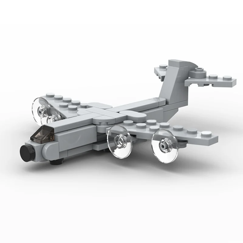

A400M Transport Plane Model MOC Building Bricks War Equipment Modular Technology Gifts Holiday Assemble Children Toys Suit