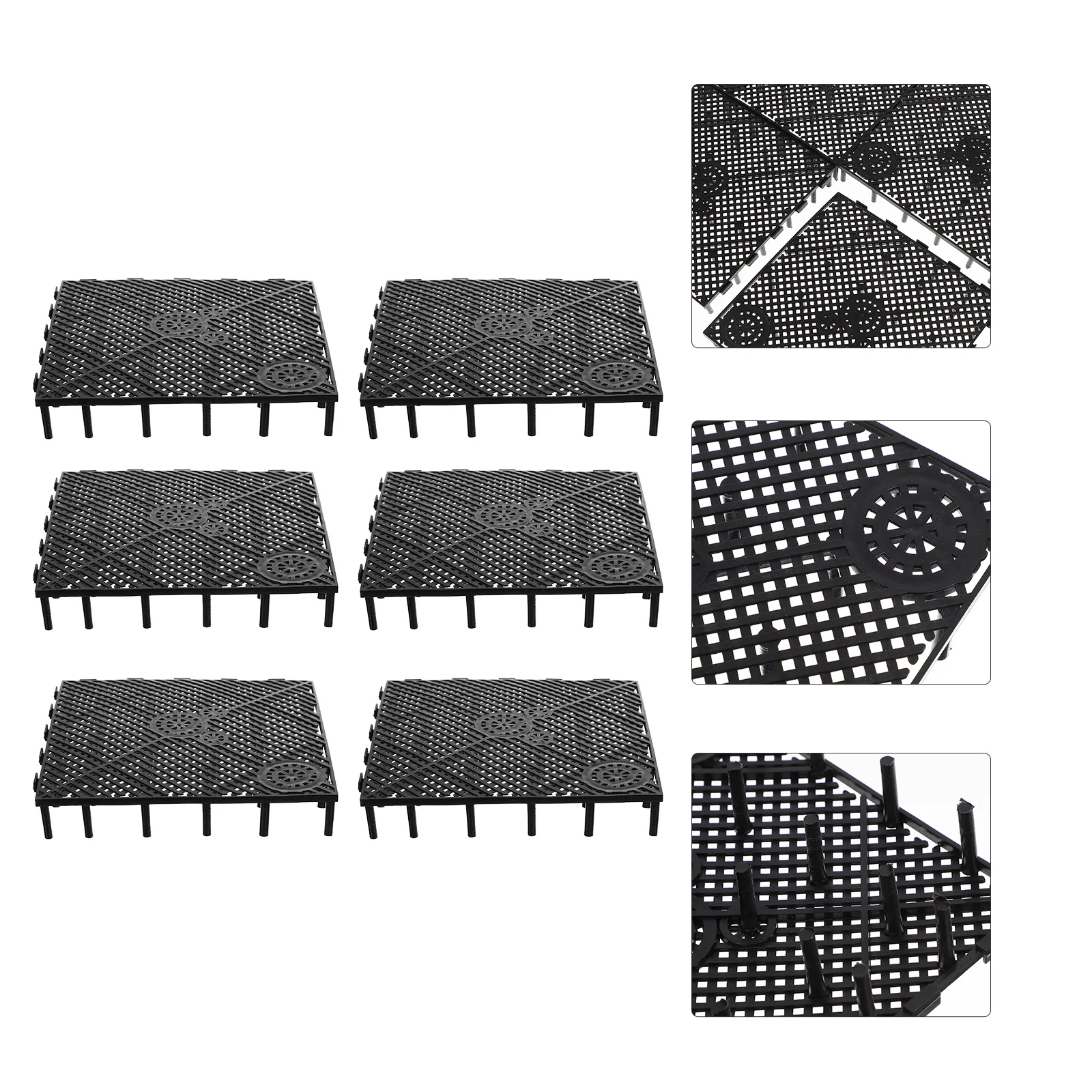 

6Pcs Professional Aquarium Filter Plate Bottom Gravel Divider Heavy-Duty Support Corrosion-Resistant Fish Tank Filtration System