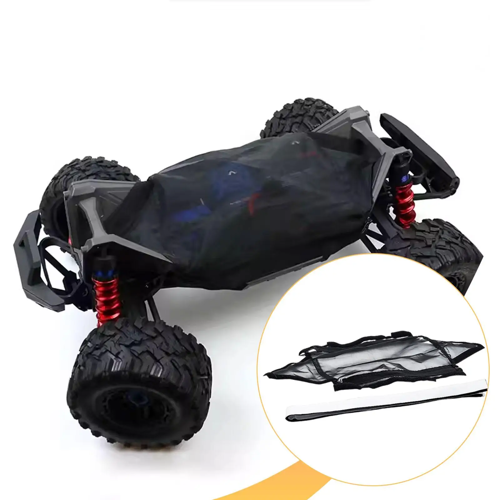 

Защитный кожух для шасси, устойчивый к пыли и грязи, легко устанавливаемый, прочный, черный, совместим с 1/8, для ремонта и защиты.