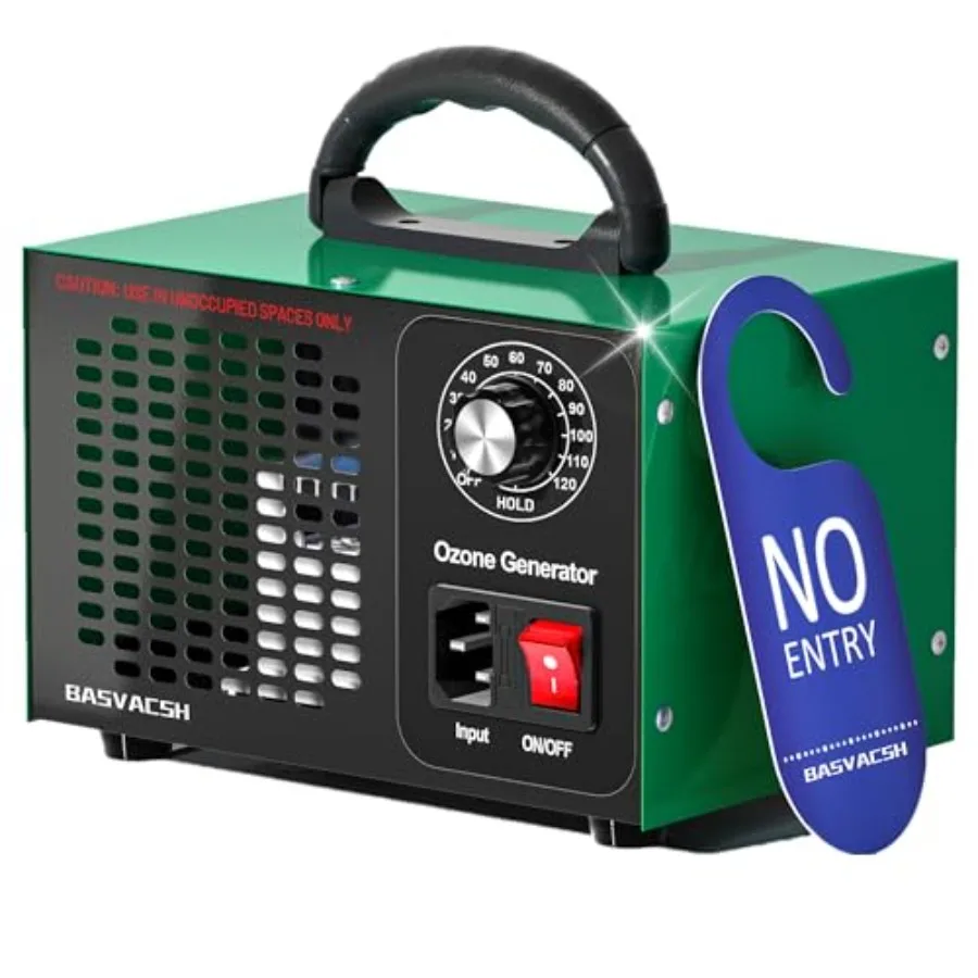 

Ozone Generator 45000mg/h Industrial O3 Deodorizer for Areas of 2500 Square Feet - High Capacity Ozone Machine Air Ionizer Odor