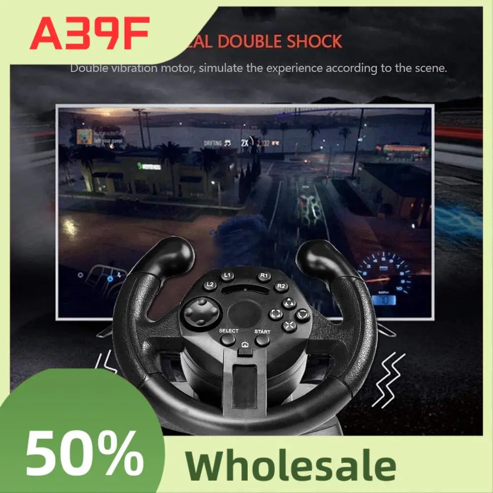 

T86C NEW Game Racing Steering Wheel For Ps3/Pc Steering Wheel Vibration Joysticks Remote Controller Imulated Driving Controller