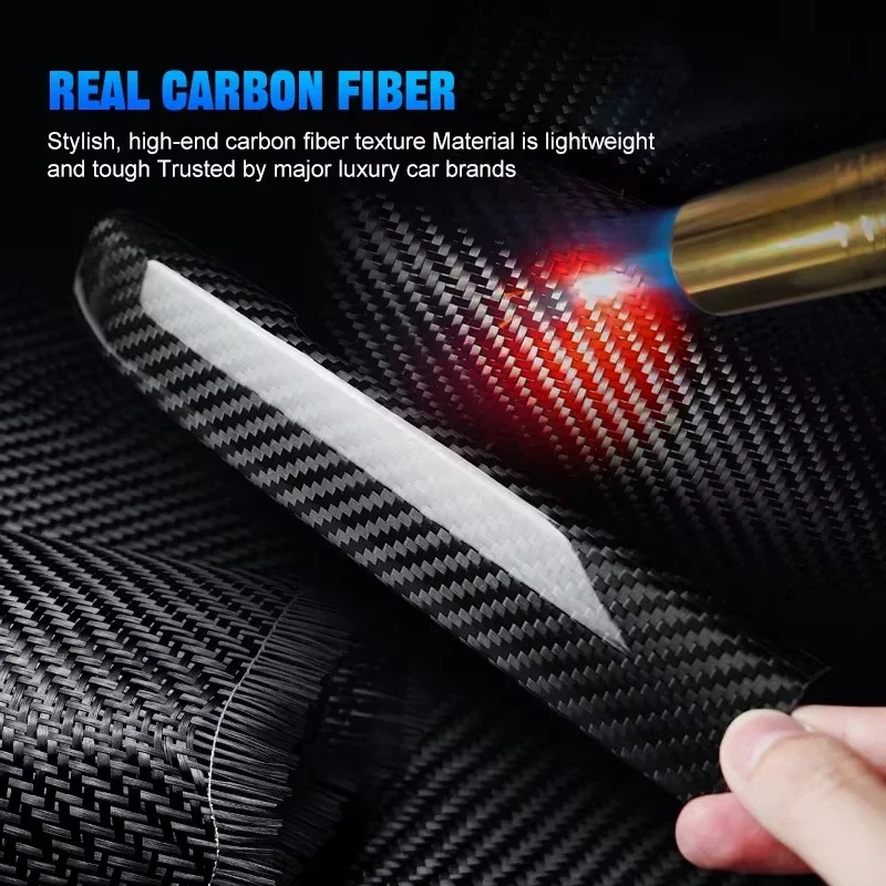 

For Infiniti G25 G37 Real Dry Carbon Fiber 2009-2013 External Door Handle Cover Decoration Body Kit Modification Accessories