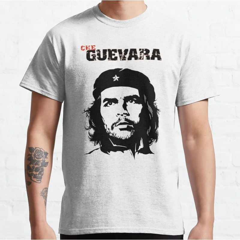 

Ernesto Che Guevara Retro Cuba revolution leader gift t shirt for man 100% cotton printed clothes Men's All size S-6XL Tops