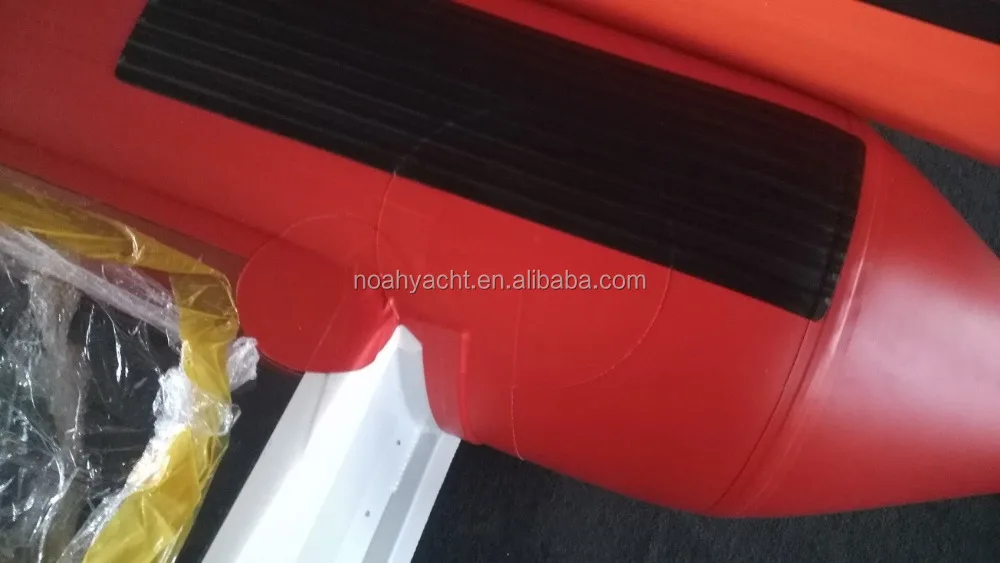 Made in China PVC/Hypalon Transparent V Glass Bottom Racing Boat High Performance Hull Boatspromote sales