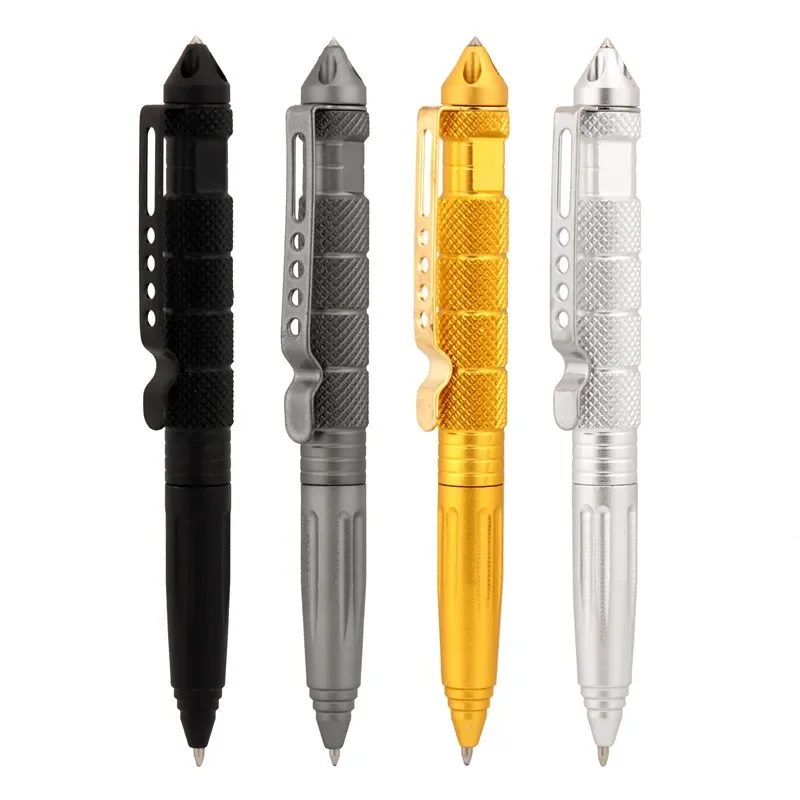 Military Tactical Pen Multifunction Aluminum AlloyOutdoor Camping Security Survival Tools Emergency Glass Breaker Pen