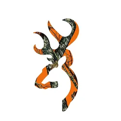 Z179# Car Sticker Browning Style Buck Realtree Orange Camouflage Hunting Accessories Pegatinas Para Coche DIY Styling