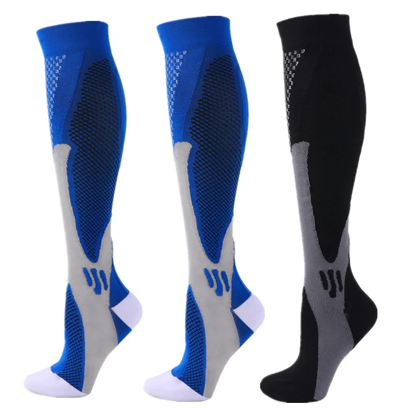 S-XXL 3 Paar Packung/Socken Kompressionssocken 30 mmhg Passend für medizinische Ödeme Diabetes Krampfadern Laufen Sportsocken Größe XXL – Detail 8