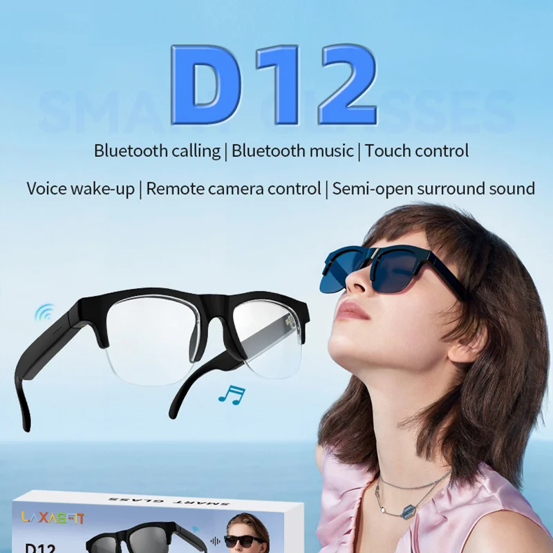 AI Smart Glasses Translation Voice Assistant Music Touch Control Bluetooth Call Outdoor Fashion Sunglasse For Men Women 2026 New image 2