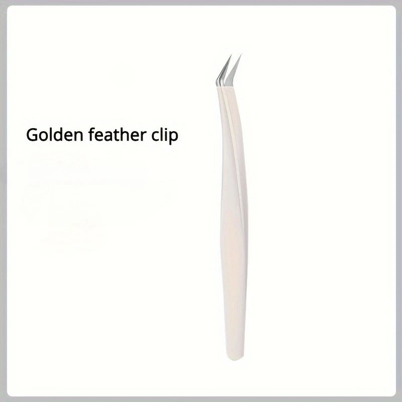 Pince à épiler professionnelle pour cils et sourcils, outil de beauté en acier inoxydable avec pointes de précision pour faux cils, greffage de sourcils, cadeaux