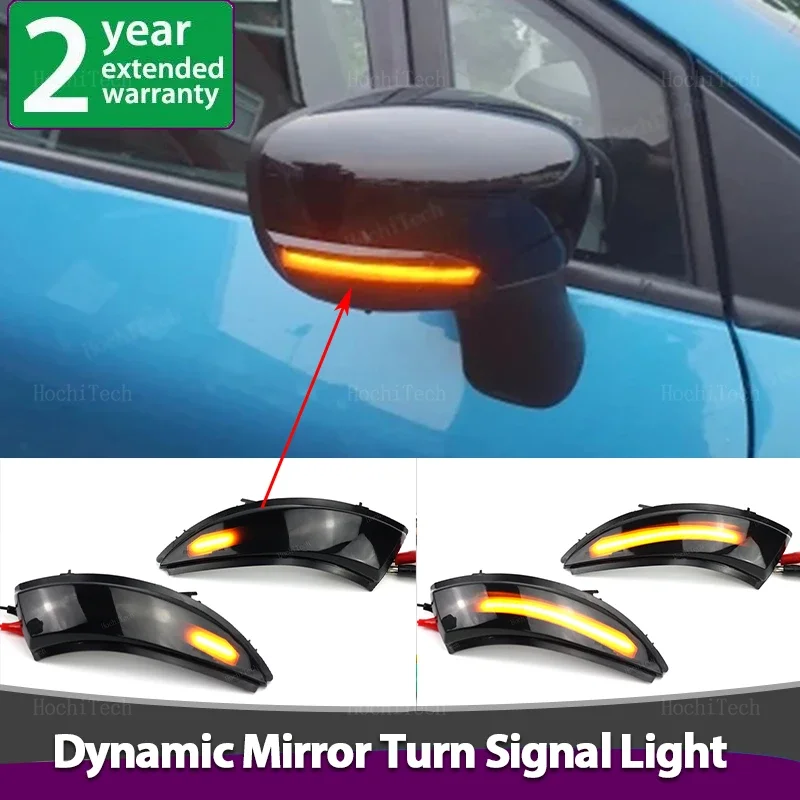 For Renault Captur Samsung QM3 Kaptur Clio IV Lutecia Flashing Light LED Dynamic Blinker Turn Signal Light Side Mirror Indicator