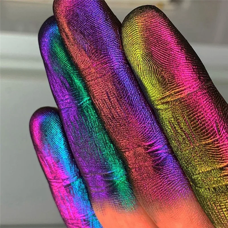 لوحة ظلال عيون بصرية ، عالية الصبغة ، متعددة الألوان ، معدنية ، لمعان العين ، مستحضرات تجميل ، 2 * *