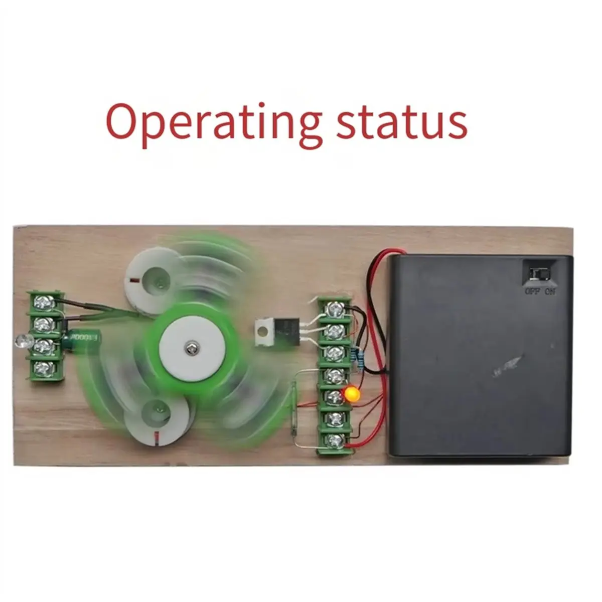 New Electronics Electronic Technology Small Project: Self-Made Brushless Motor Model, DIY Electromagnetic Induction Science Mate