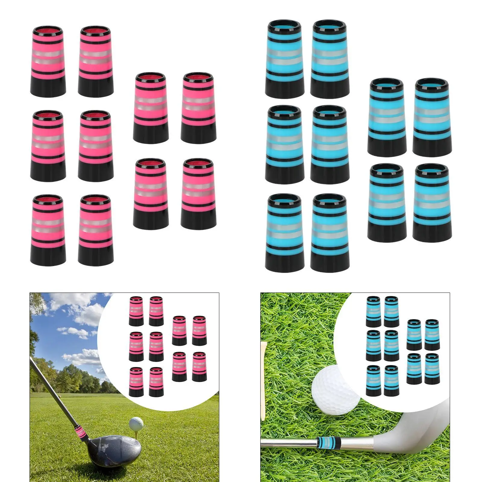 

10Pcs Golf Ferrules Replacement Golf Accessories Golf Club Shaft Ferrules