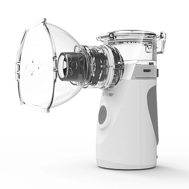 Nebulizador inhalación portátil, Mini atomizador malla mano, Inalador silencioso, Nebulizador limpieza automática