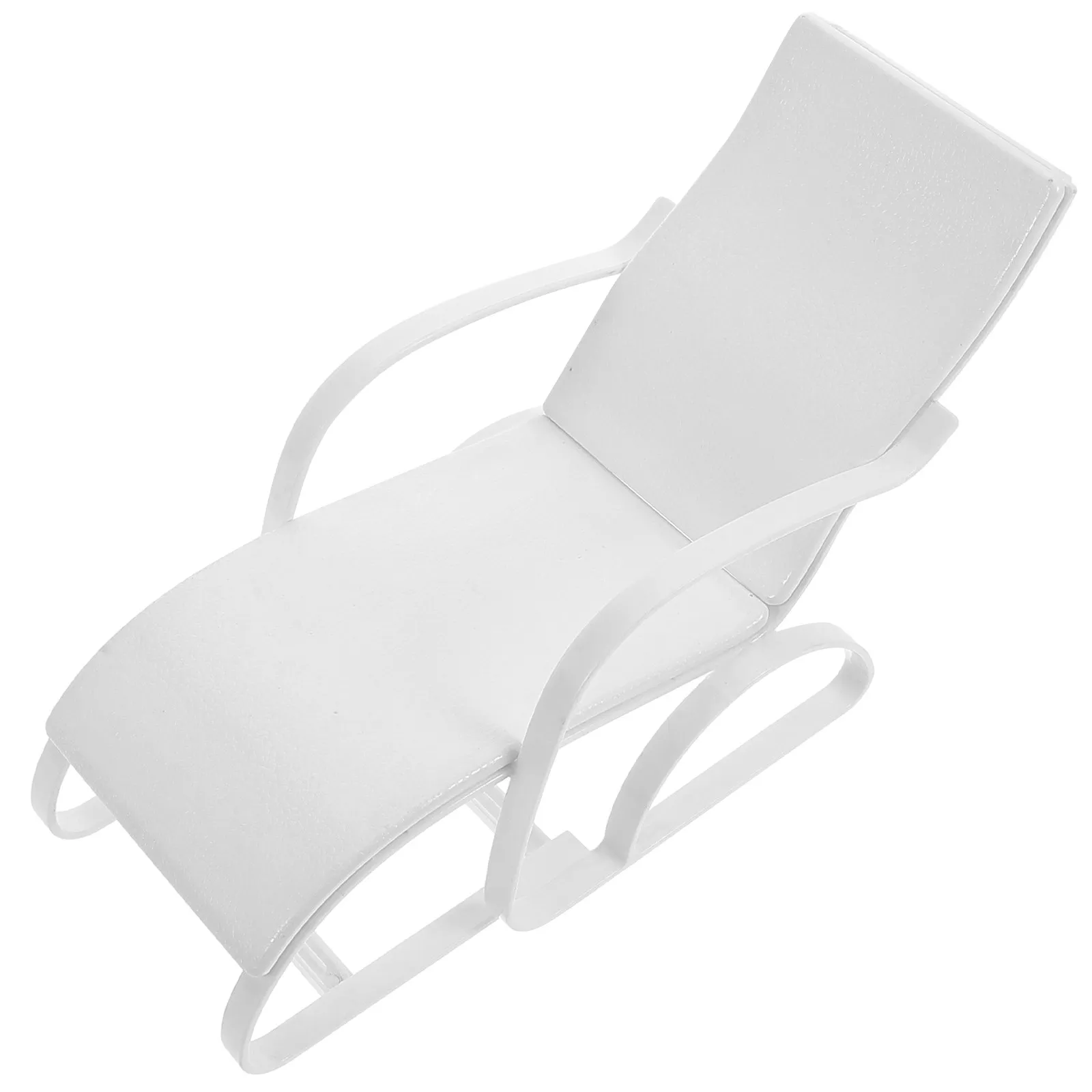 

Mini Beach Chair for Dollhouse Decor Lightweight PVC Miniature Outdoor Furniture for Kids Imaginative Play Beach Scene Craft