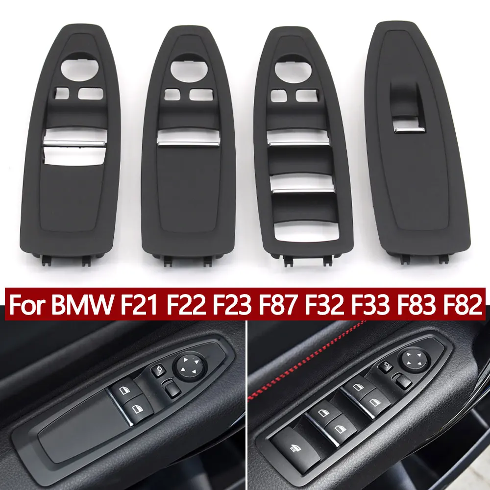 Image of LHD RHD Auto Innentür Fensterheber Schalter Panel Abdeckung Ersatz Für BMW 1 2 4 Serie F21 F22 F23 F87 F32 F33 F82 F83
