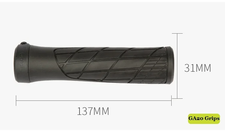 ERGON Fahrradgriffe aus Gummi, MTB-Griffe mit Klemmhalterung, Ergonomisch, Rutschfest, Stoßdämpfend, Lock-On-Enden, Mountainbike-Griffe – Detail 27