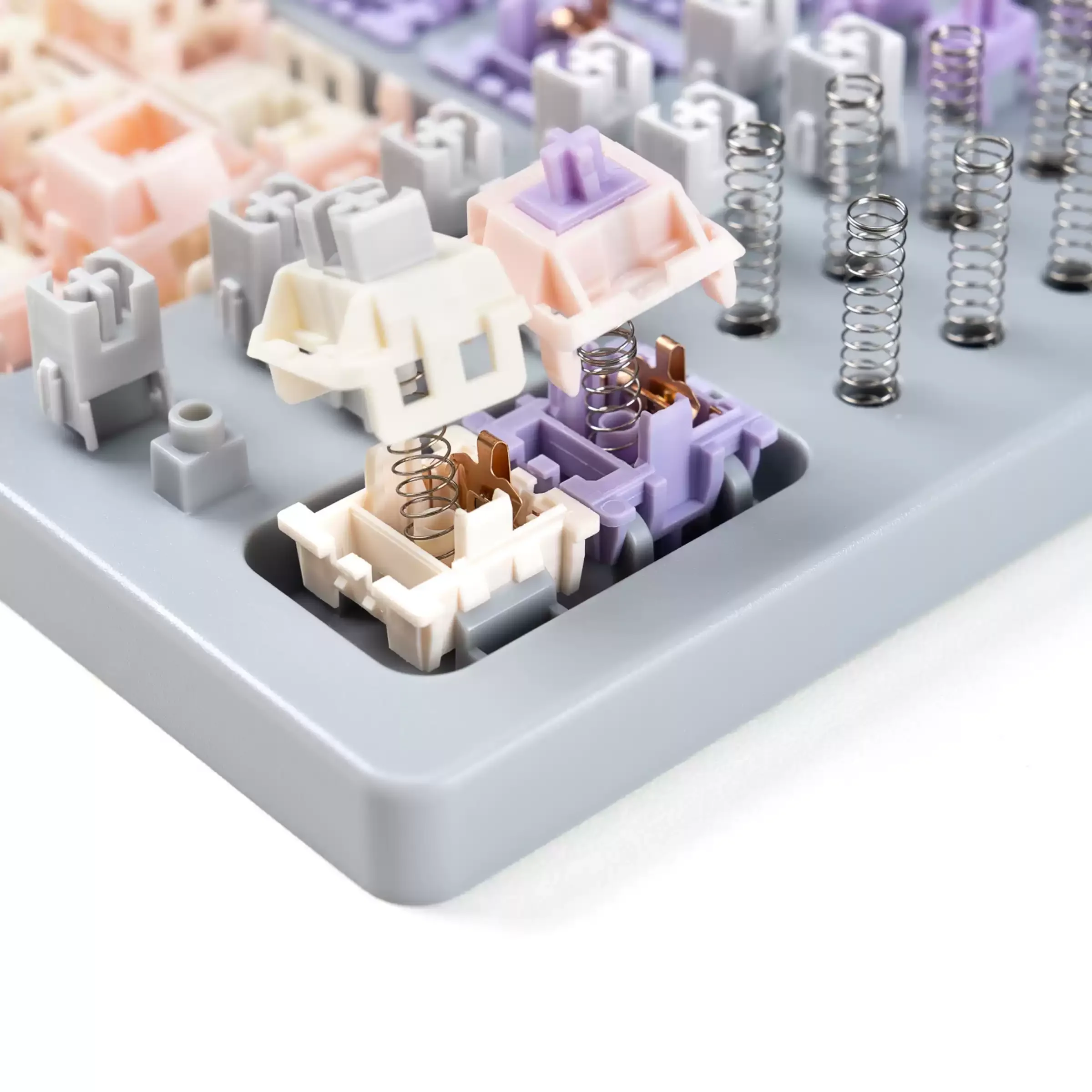 Custom GKs Mechanical Keyboard Lube Station Tool to Lube Switch Opener Spring Stem for Cherry Kailh Gateron TTC Candy KTT