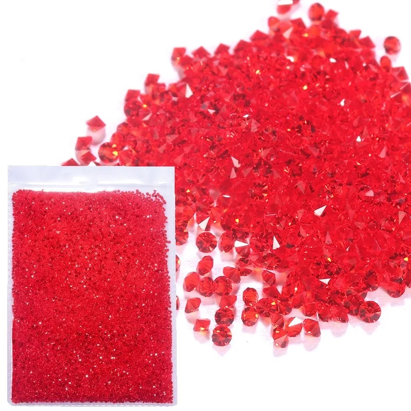 7000 ピース/パックネイルアートポイントバック最小ガラスラインストーン 1.1-1.3 ミリメートルマイクロダイヤモンドマニキュア Diy クラフトミニラインストーン卸売