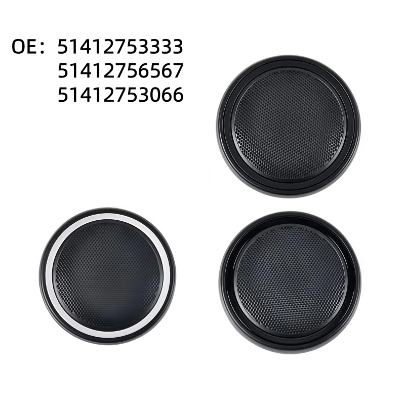 Front Door Speaker Cover Grille 51412753333 for BMW Mini Cooper Clubman R55 2007-2009 R56 R57 2006-2009, 51412756567 51412753066