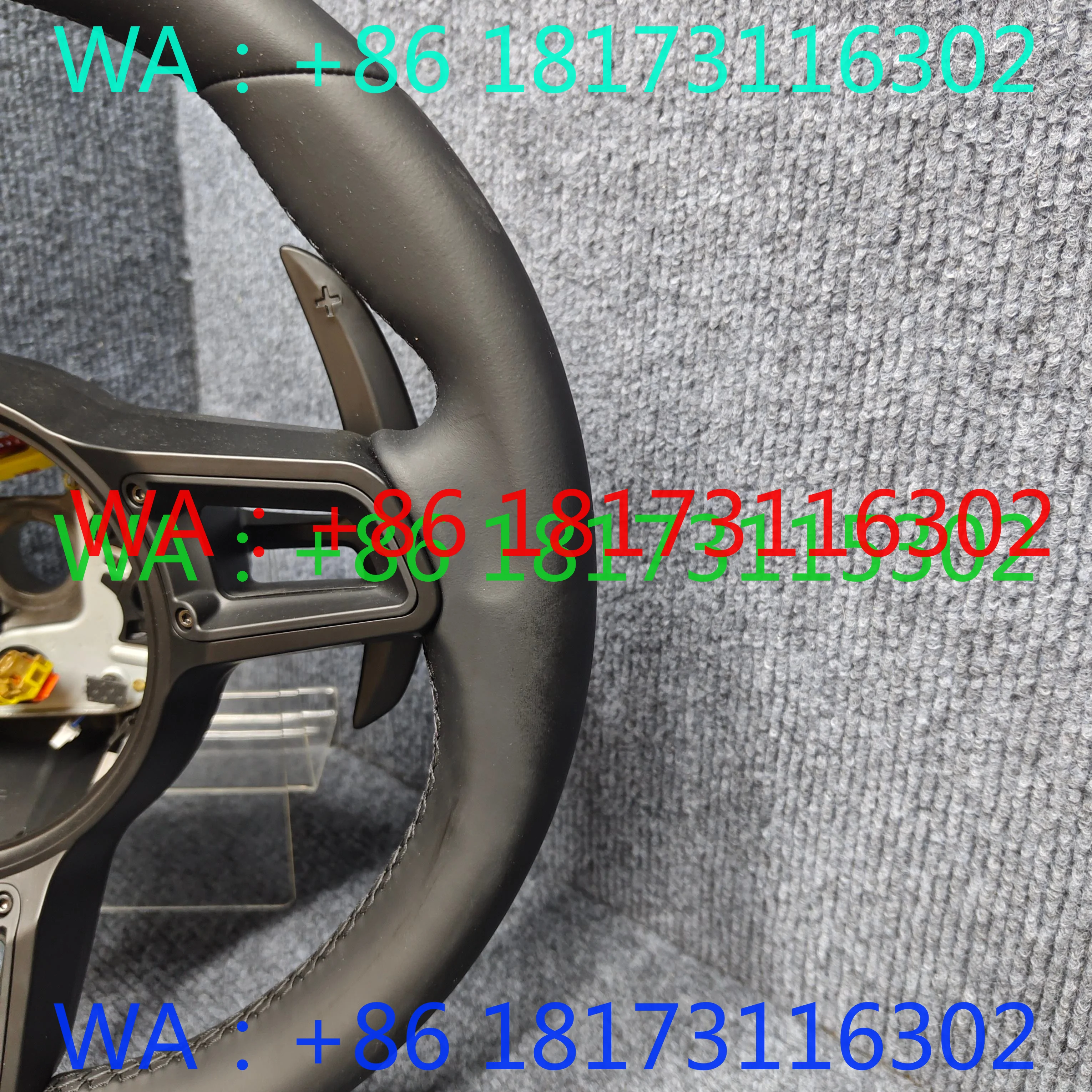 Factory Bestseller Sports Style Leather Steering Wheel for 996 997 911 987 Cayenne Macan Panamera