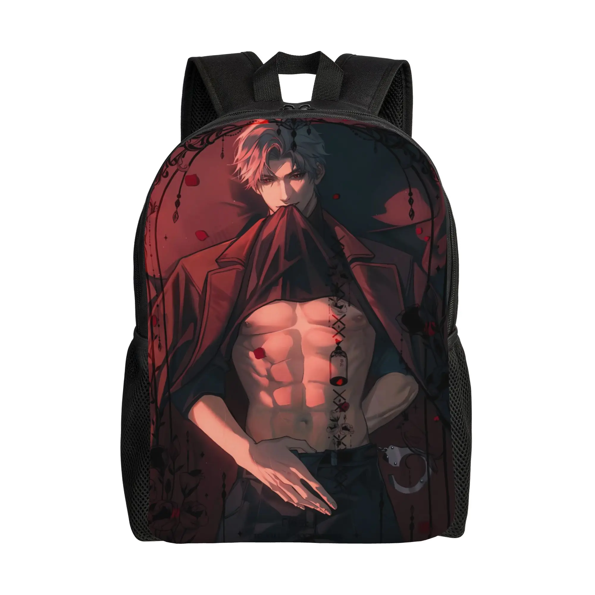 

Рюкзак Sylus Love and Deepspace: стильный подростковый рюкзак из полиэстера с принтом для колледжа и школы