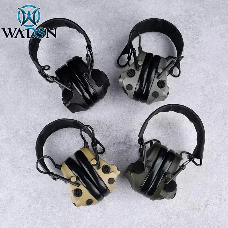 WADSN COMTAC III Tactical Headset  Active Pickup Noise Canceling Hearing Protection Airsoft Outdoor Hunting Communication