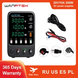 Wanptek Laboratory DC Power Supply Adjustable 30V 10A 60V 5A Regulated Stabilizer Switching Lab Bench Power Supply