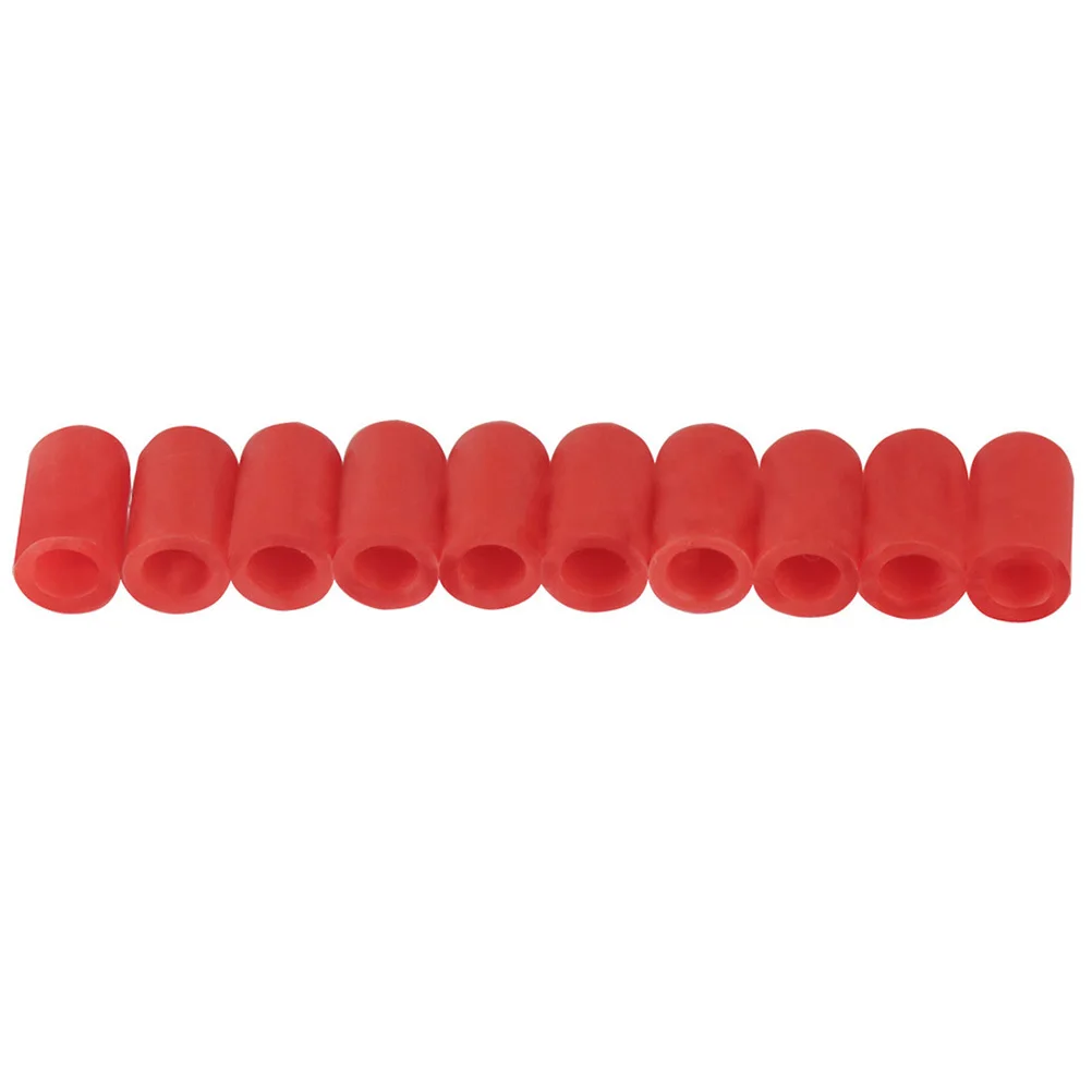 

10Pcs Silicone Drumstick Tips Protective Practice Covers Quiet Drum Mallets for Home Use Strong Elastic Drumstick Protectors