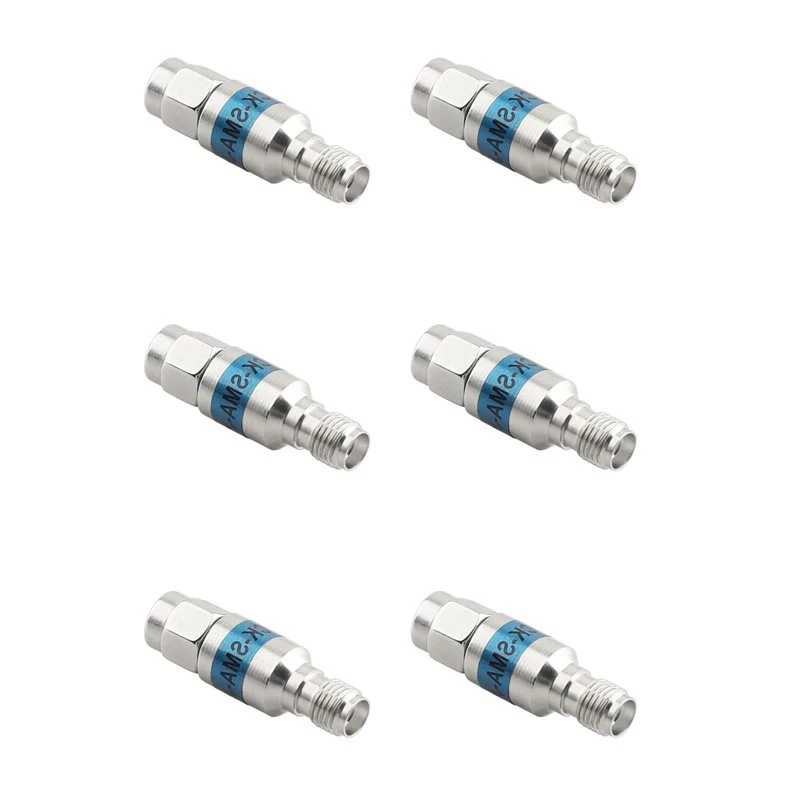 AT29-6X SMA DC Block DC 6Ghz 2W Ternary Alloy DC Block Tri- Alloy Straightener Insulator RF Signal Connector