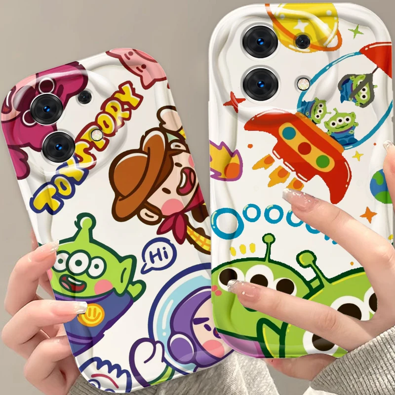 

Disney Toy Story Cartoon Art For Xiaomi Redmi Note 13 12 12S 11S 11 10 9 8 10A 9C 9T Pro Plus 5G Wave Oil Funda Phone Case