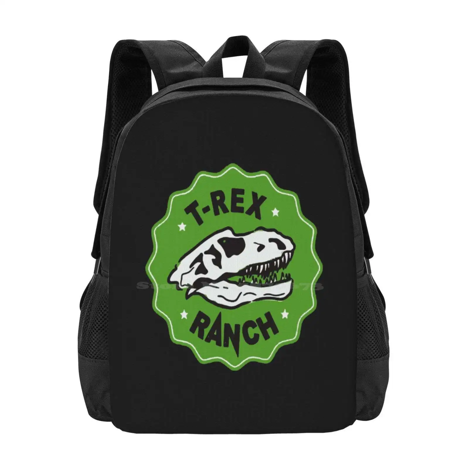 T-Rex Ranch Hot Sale Backpack Fashion Bags T Rex Ranch Logo Monster Animal Popular Trend Awesome Cool Love Typography Sbw