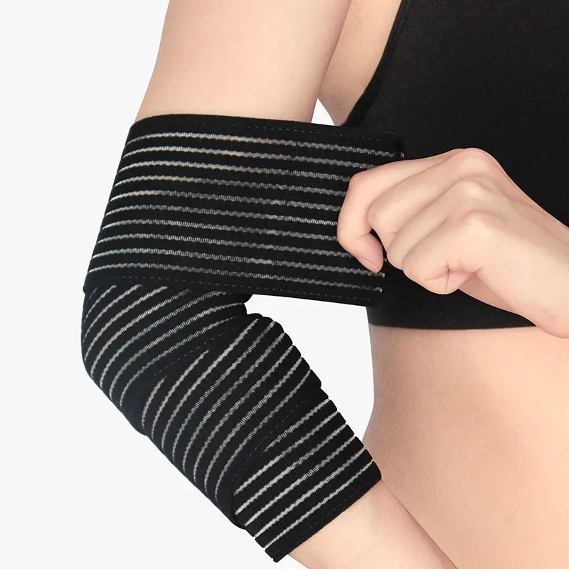 1PC 40~180cm High Elasticity Compression Bandage Sports Kinesiology Tape for Ankle Wrist Knee Calf Thigh Wraps Support Protector