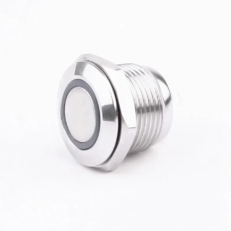 12mm metal button switch with light 3V 12V 24V waterproof micro-stroke self-reset miniature switch