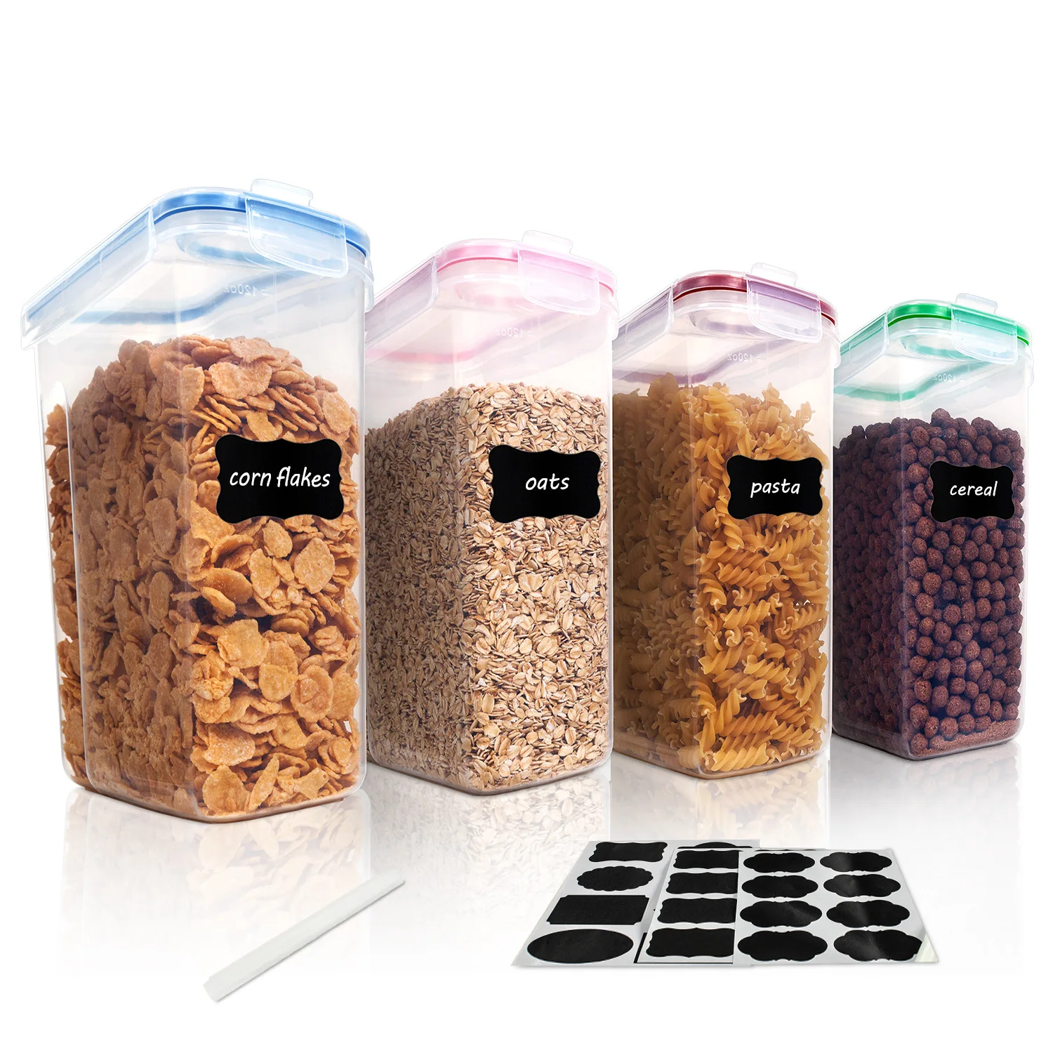 Crisper Box Kitchen Grains and Cereals Can Storage Jar Package Rubber 2.5L Rice Bucket Sealing Fresh Box