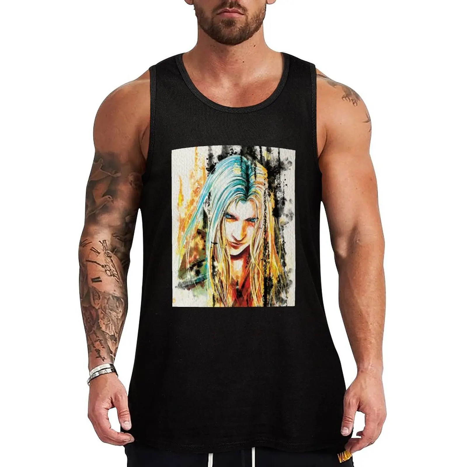 

Sephiroth Tank Top Casual Loose Tank Top Summer Sleeveless Daily Wear