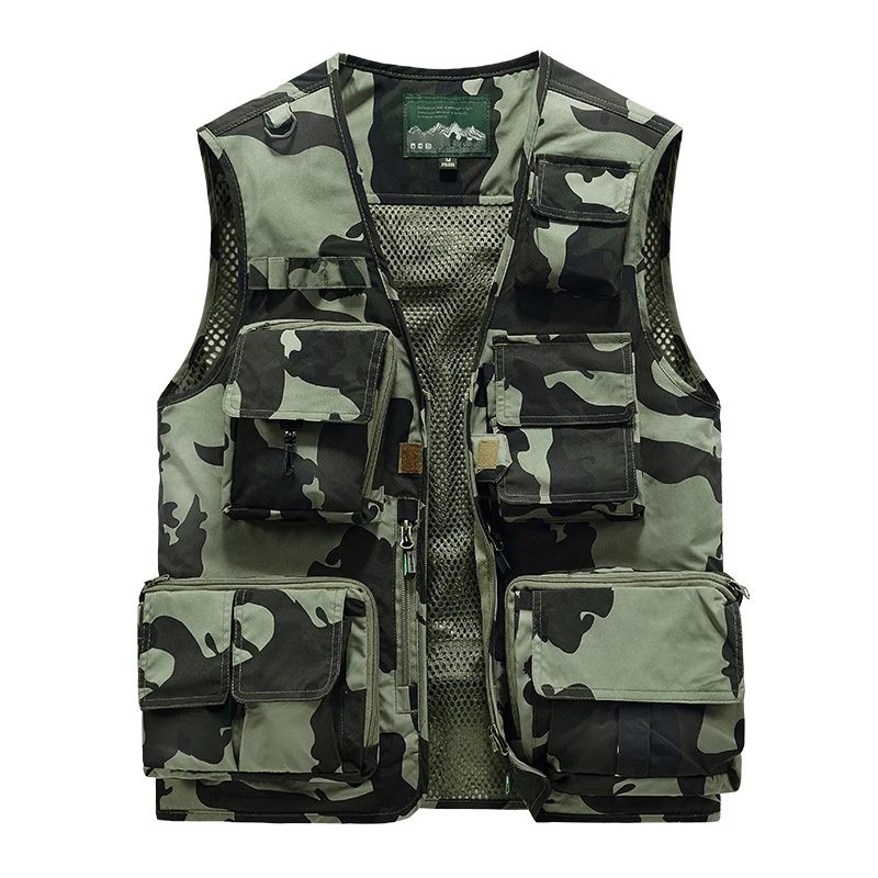

Outdoor Leisure Vest High-Quality Design Leisure Vest Men's New Multi-Pocket Breathable Outdoor Sports Coat Male Tactical Vest