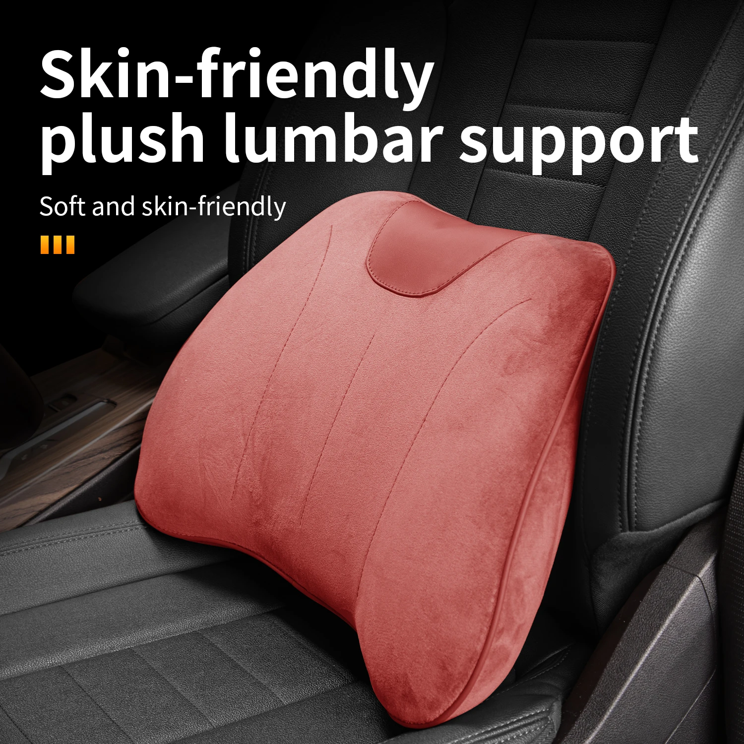 Lumbar Pillow for Chevrolet Car Seats-Delivers precise lumbar spine support and eases waist soreness caused by prolonged sitting