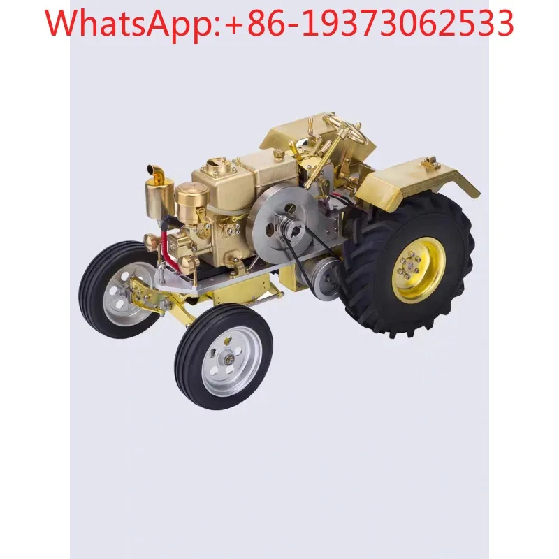 Mini Single Cylinder Tractor Model Can Start Oil Burning Car Model