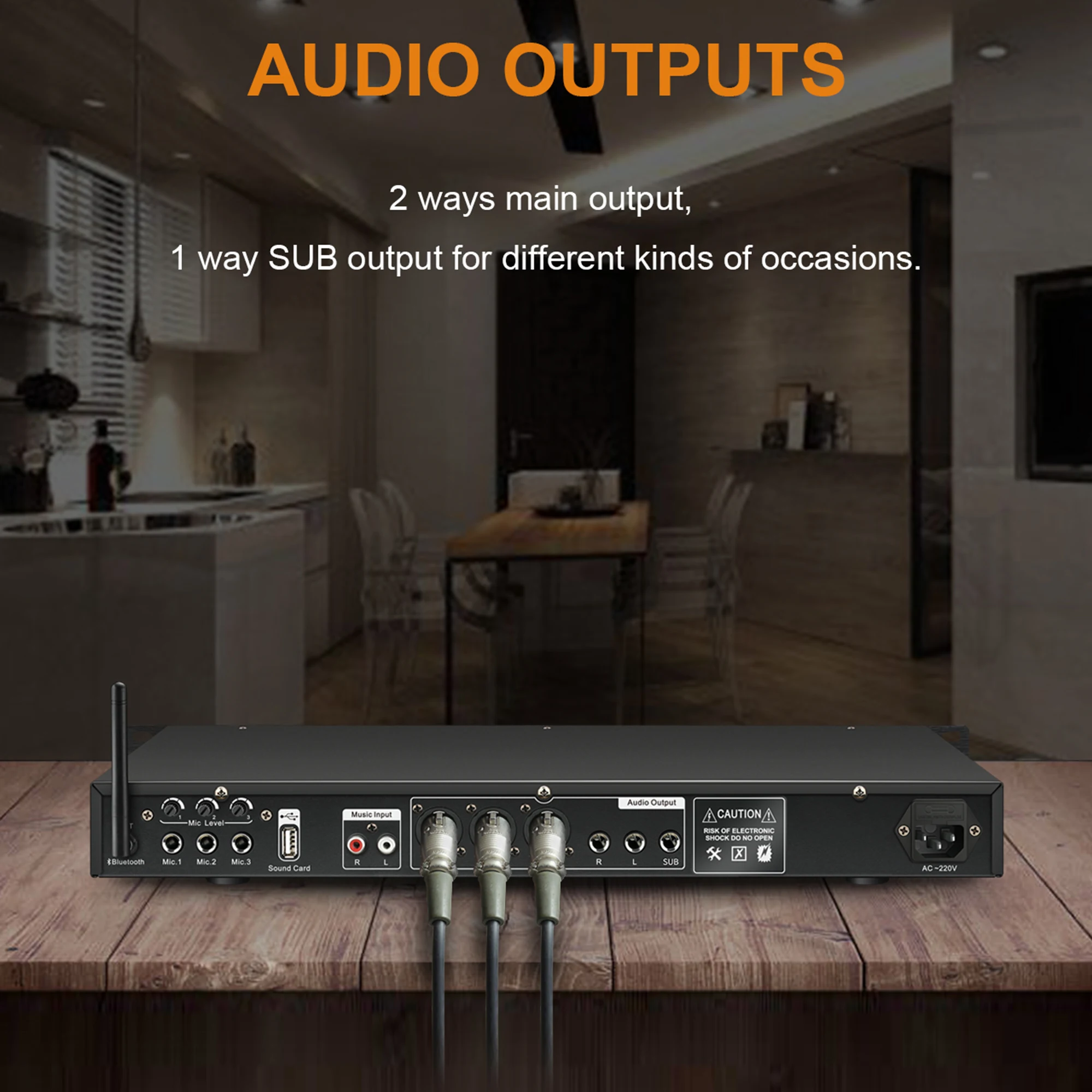 ShennDare k-1800 Professional Digital Karaoke Effect Processor Home KTV Effector Home Karaoke Sound Processing Speaker Managemen