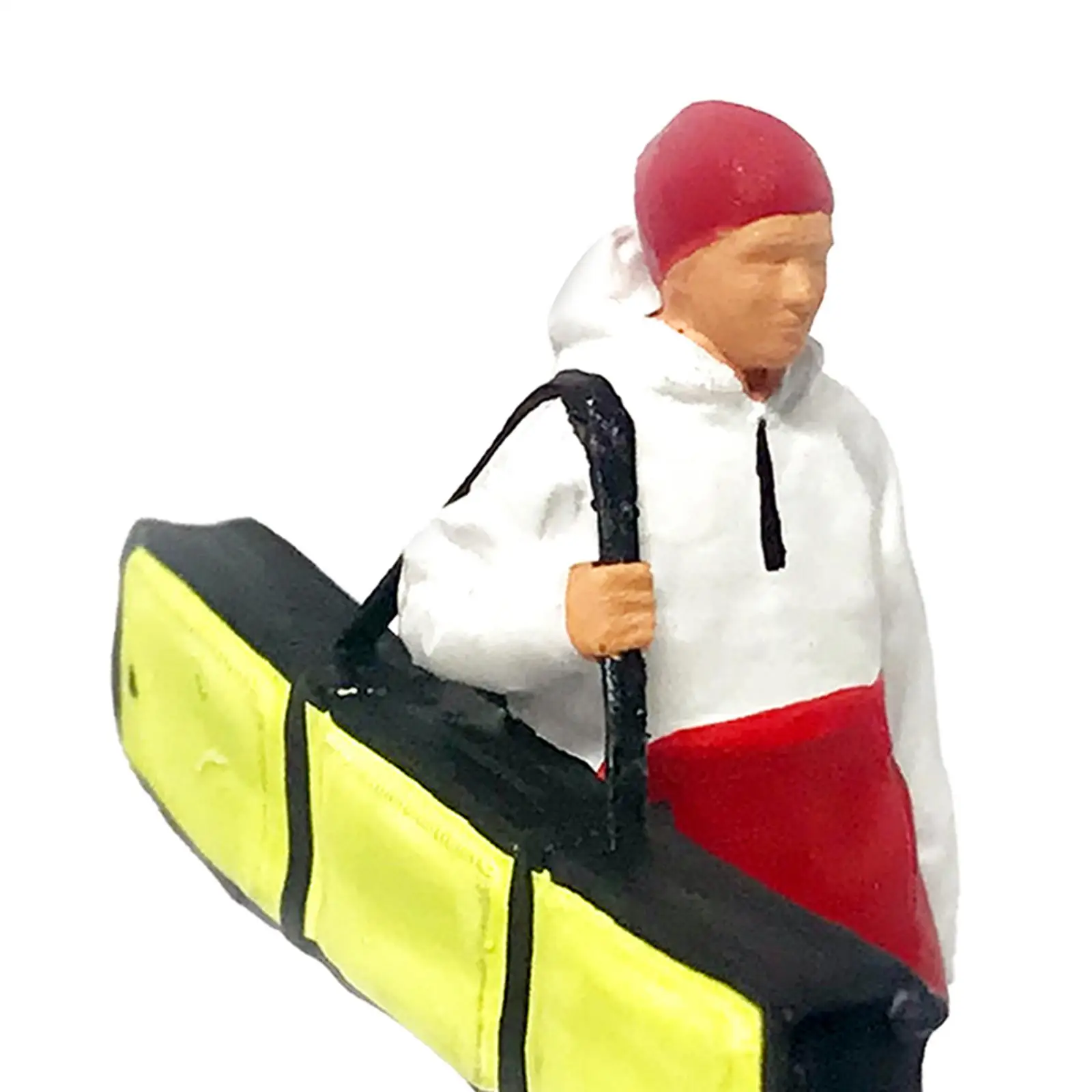 1/64 Miniatur modell Ski figuren Szenario winzige Menschen Diorama Dekoration