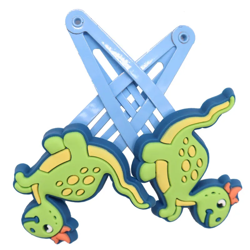 2 Buah Aksesori Rambut Anak-anak Warna-warni Hewan Dinosaurus Jepit Rambut Jepit Rambut Manis Jepit Rambut Anak Jepit Rambut Pegangan Rambut