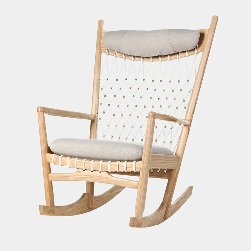 

Balcony rocking chair, free chair, recliner, household solid wood backrest
