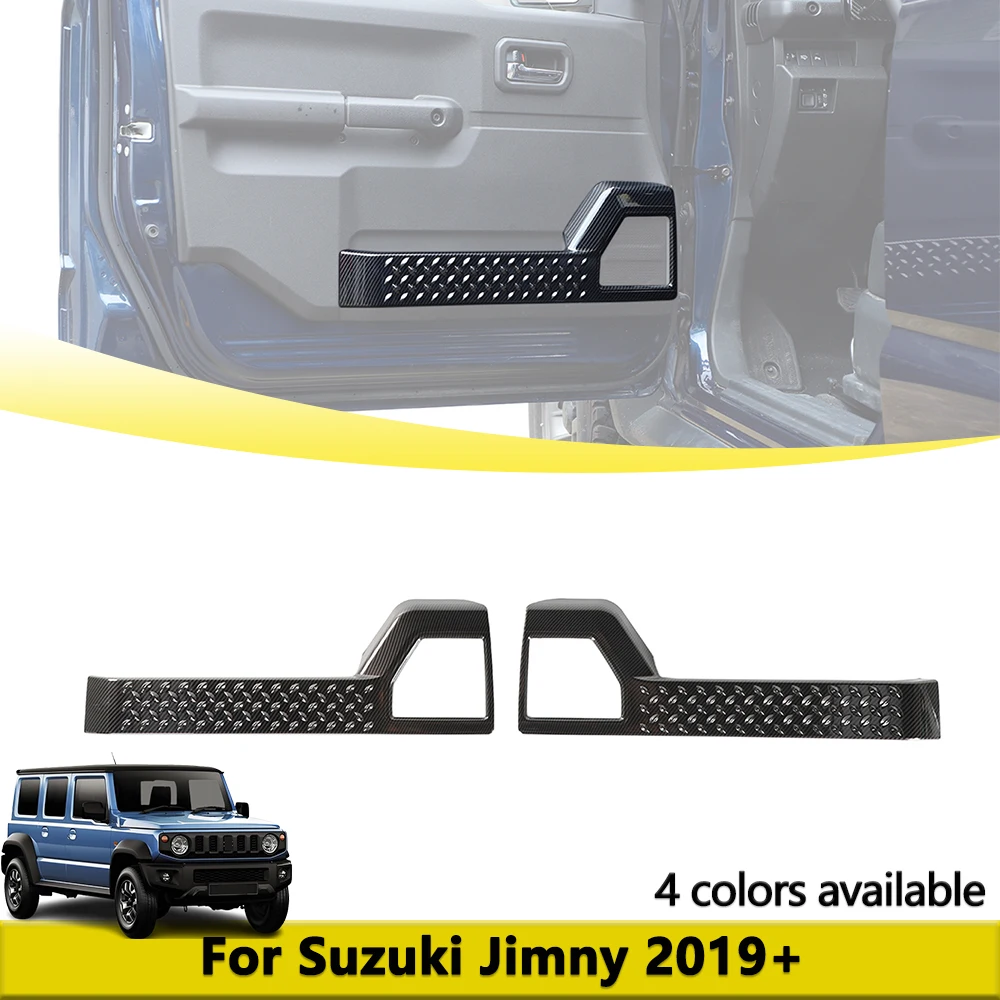 

Внутренняя накладка на панель передней двери автомобиля для Suzuki Jimny JB64 JB74 2019-2025, декоративные молдинги, аксессуары для интерьера автомобиля