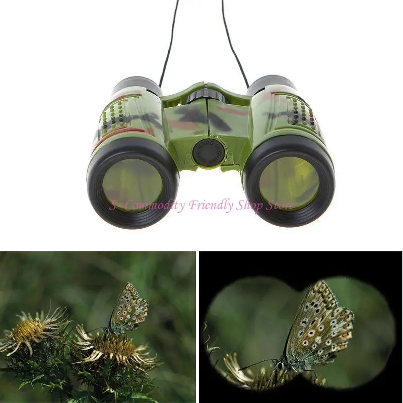 85AE 6x30 مللي متر مناظير تلسكوب للطي السفر في الهواء الطلق التنزه الصيد الاطفال لعبة الهدايا #4